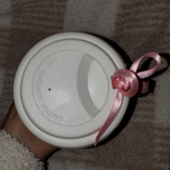 5 for $20 | NWOT Lancome Paris La Vie Est Belle Double Walled Ceramic Travel Mug - Picture 6 of 9